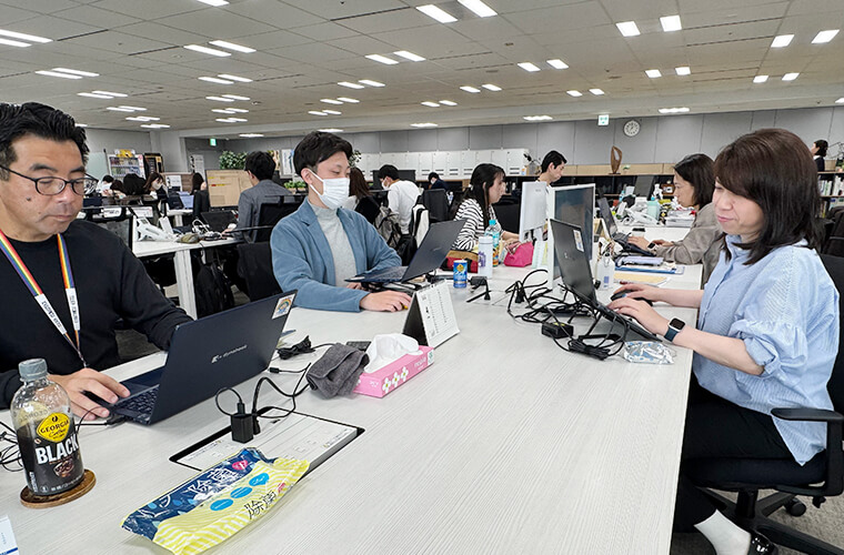社内の様子